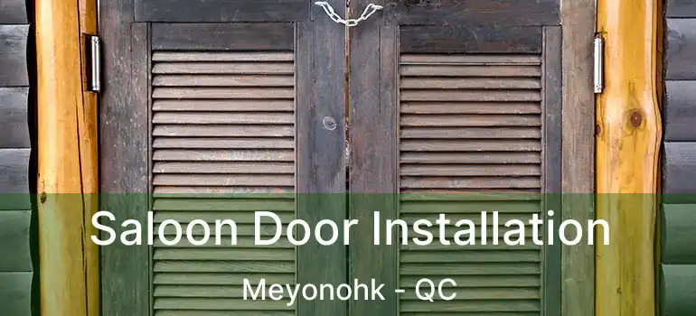 Saloon Door Installation Meyonohk - QC