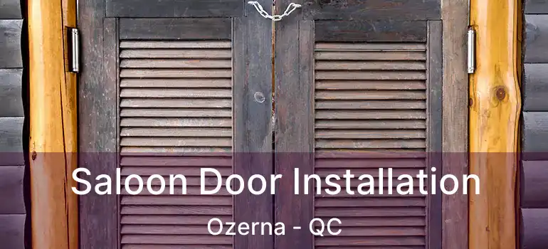  Saloon Door Installation Ozerna - QC