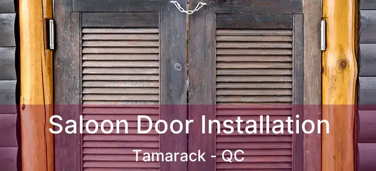  Saloon Door Installation Tamarack - QC
