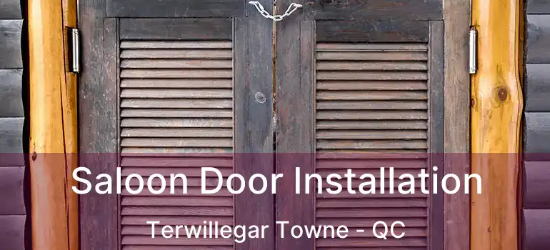  Saloon Door Installation Terwillegar Towne - QC