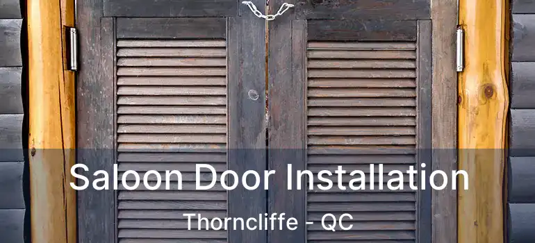  Saloon Door Installation Thorncliffe - QC