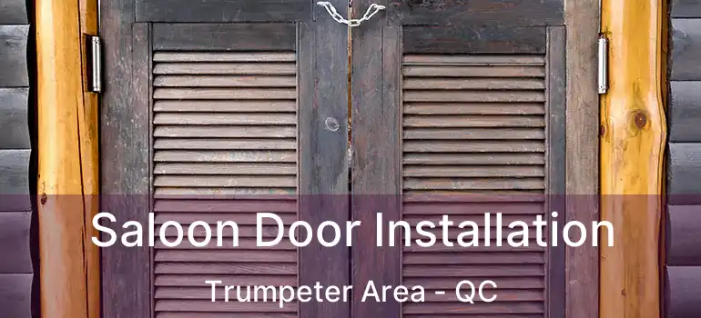  Saloon Door Installation Trumpeter Area - QC
