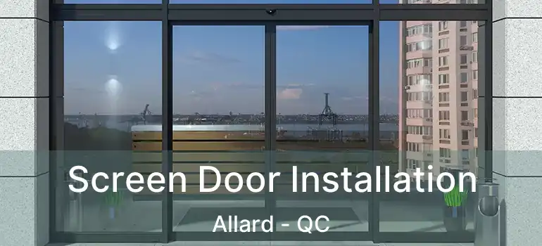  Screen Door Installation Allard - QC
