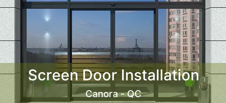  Screen Door Installation Canora - QC