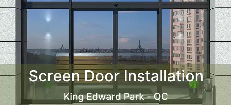  Screen Door Installation King Edward Park - QC