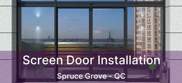  Screen Door Installation Spruce Grove - QC