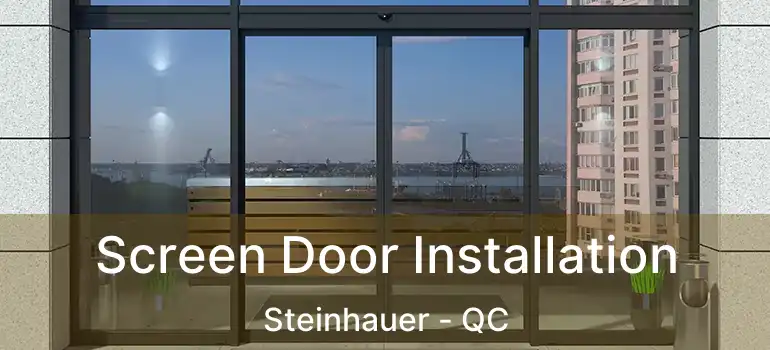  Screen Door Installation Steinhauer - QC