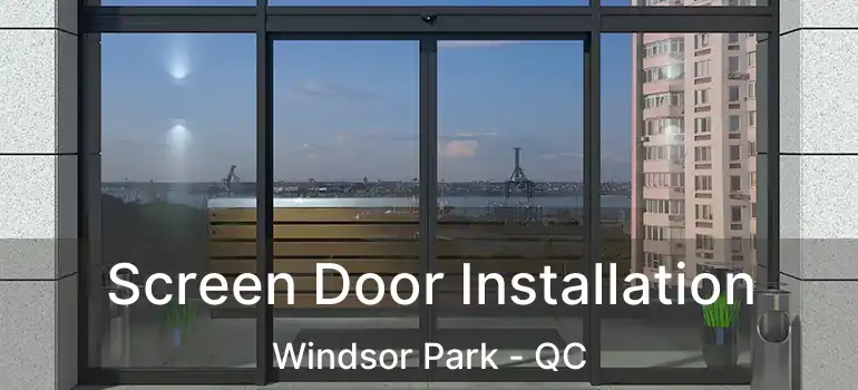  Screen Door Installation Windsor Park - QC