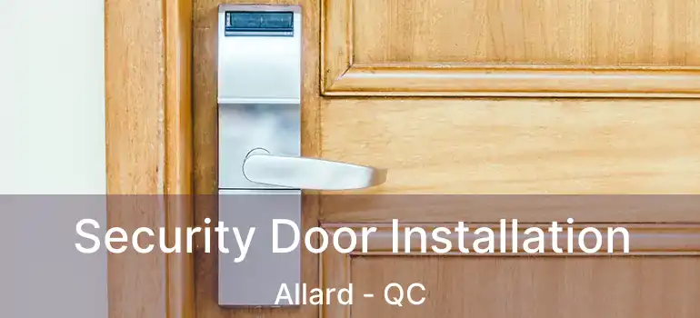  Security Door Installation Allard - QC