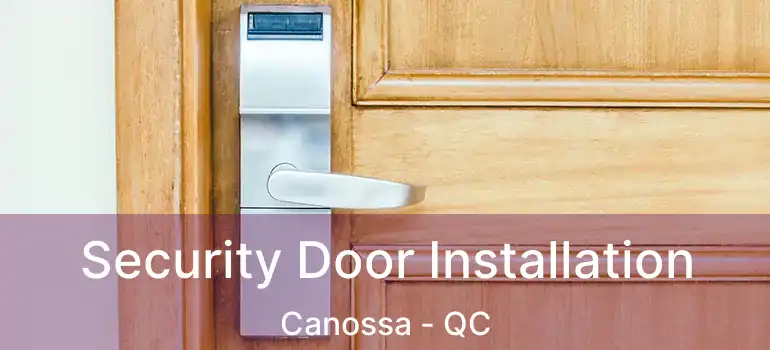  Security Door Installation Canossa - QC