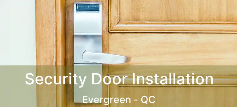  Security Door Installation Evergreen - QC