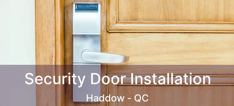  Security Door Installation Haddow - QC
