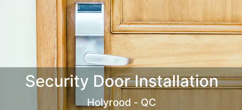 Security Door Installation Holyrood - QC