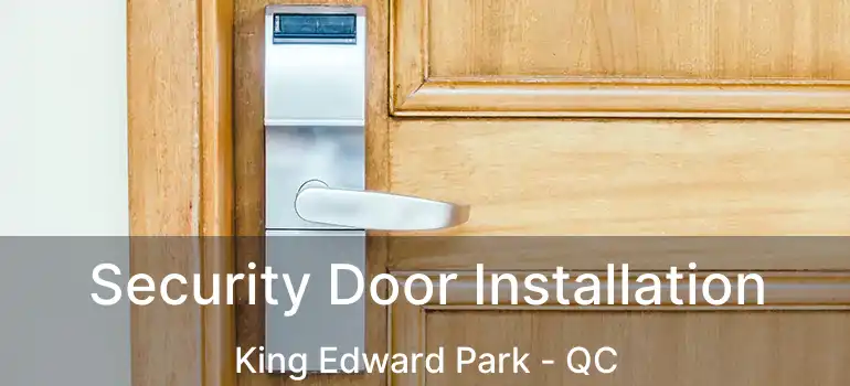  Security Door Installation King Edward Park - QC
