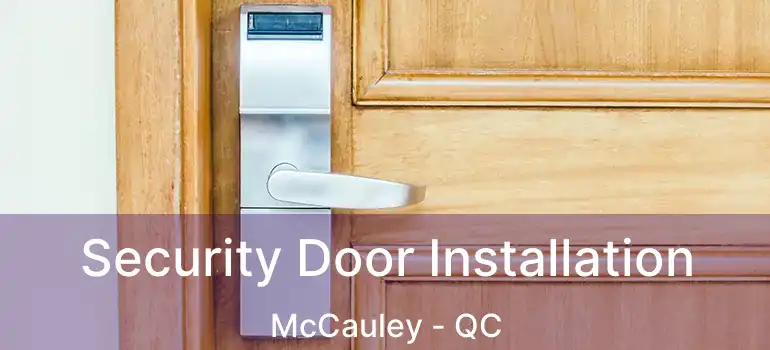  Security Door Installation McCauley - QC