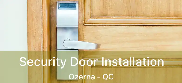  Security Door Installation Ozerna - QC