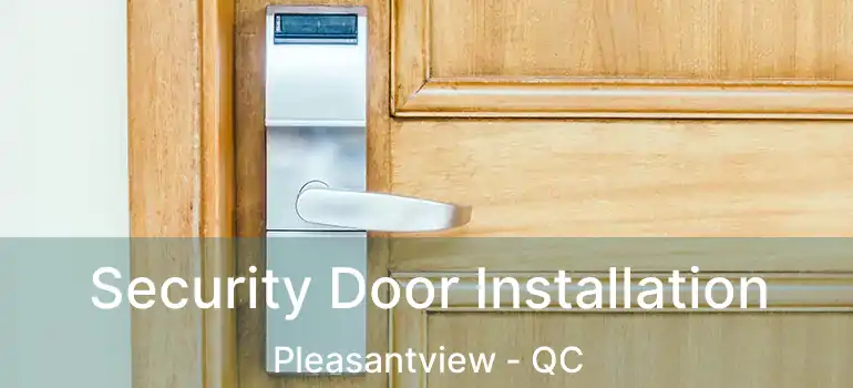  Security Door Installation Pleasantview - QC