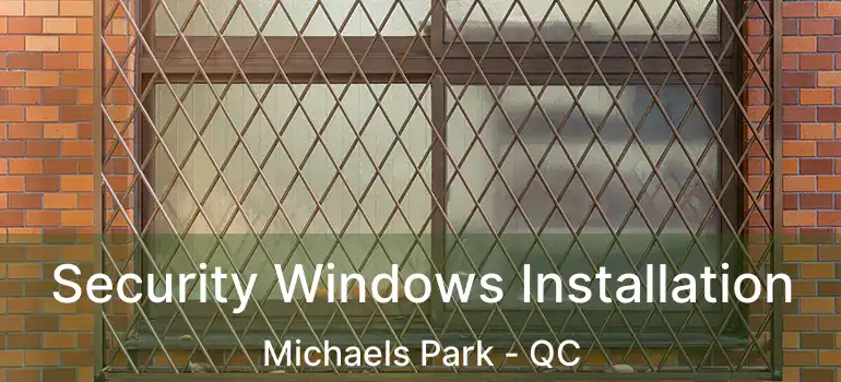  Security Windows Installation Michaels Park - QC