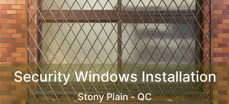  Security Windows Installation Stony Plain - QC