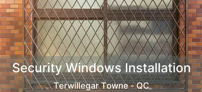  Security Windows Installation Terwillegar Towne - QC