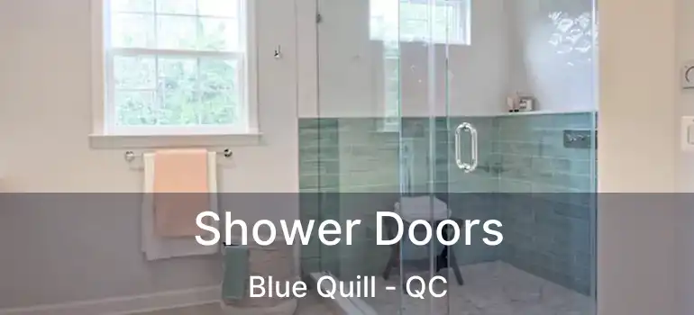  Shower Doors Blue Quill - QC