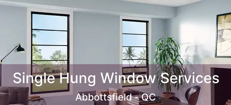  Single Hung Window Services Abbottsfield - QC