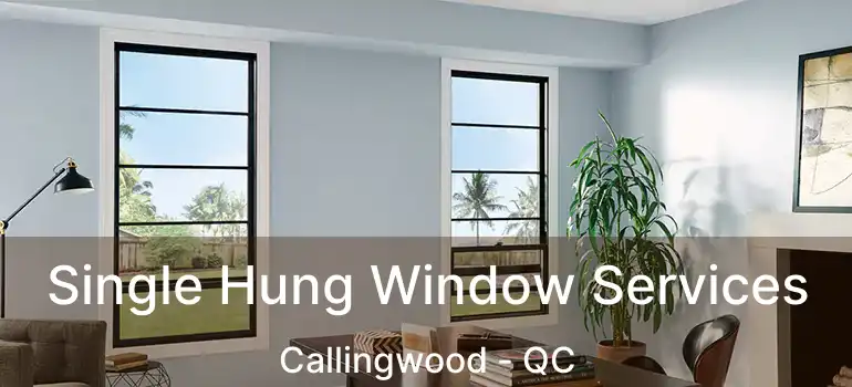  Single Hung Window Services Callingwood - QC