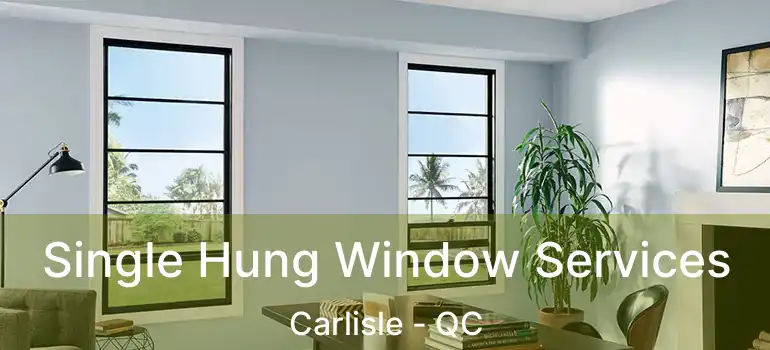  Single Hung Window Services Carlisle - QC