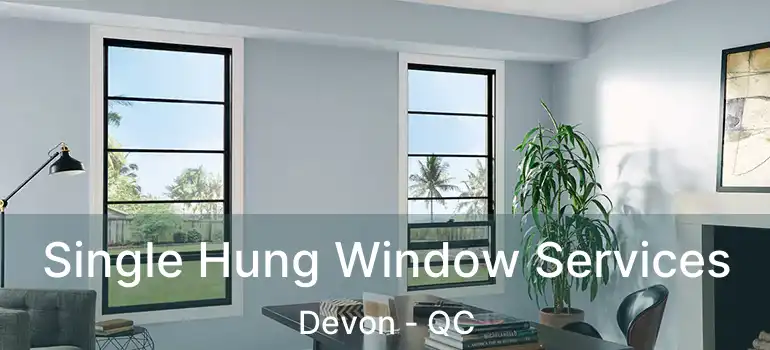  Single Hung Window Services Devon - QC