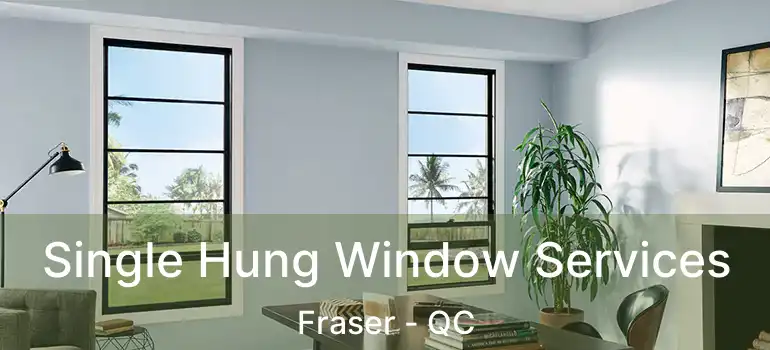 Single Hung Window Services Fraser - QC