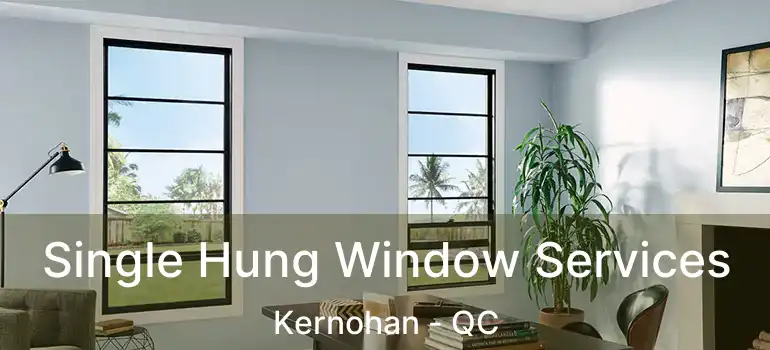  Single Hung Window Services Kernohan - QC