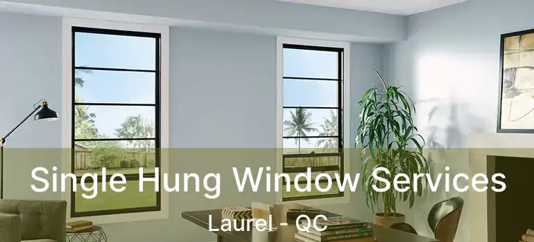  Single Hung Window Services Laurel - QC