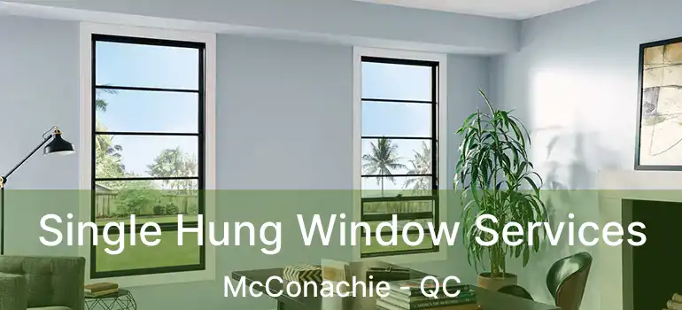  Single Hung Window Services McConachie - QC