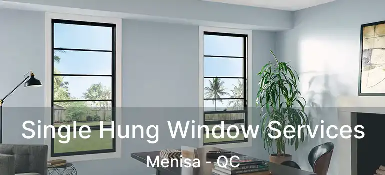  Single Hung Window Services Menisa - QC