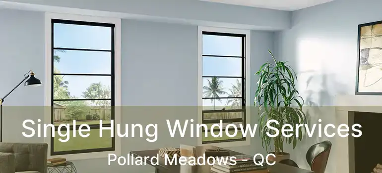  Single Hung Window Services Pollard Meadows - QC