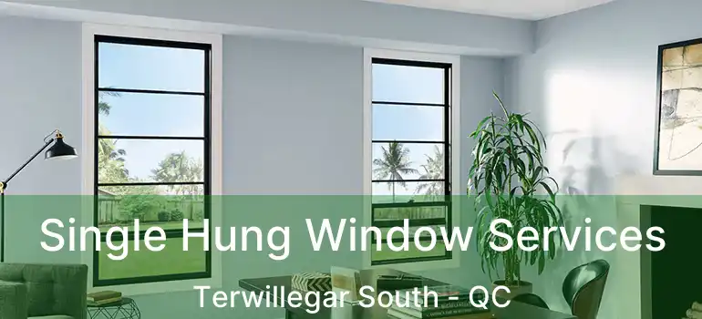  Single Hung Window Services Terwillegar South - QC