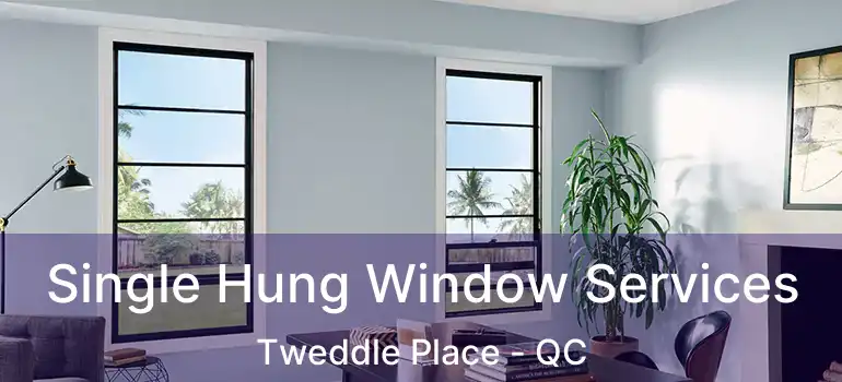  Single Hung Window Services Tweddle Place - QC