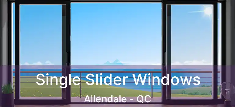  Single Slider Windows Allendale - QC