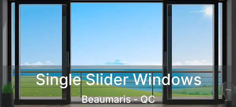  Single Slider Windows Beaumaris - QC