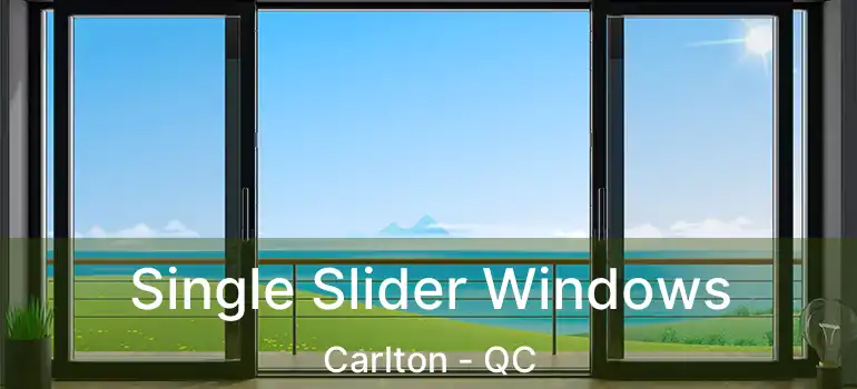  Single Slider Windows Carlton - QC