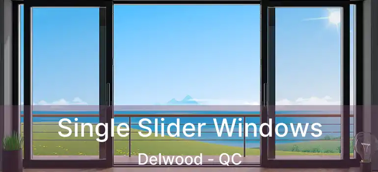  Single Slider Windows Delwood - QC