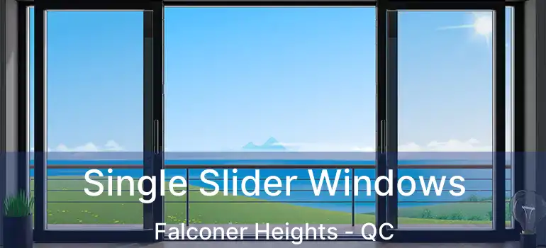  Single Slider Windows Falconer Heights - QC