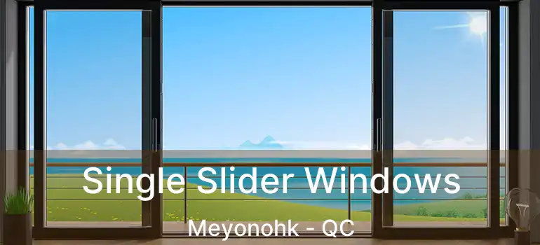  Single Slider Windows Meyonohk - QC