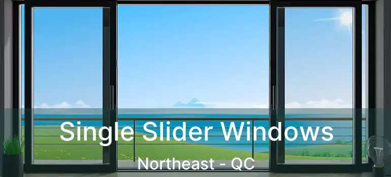  Single Slider Windows Northeast - QC