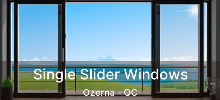  Single Slider Windows Ozerna - QC