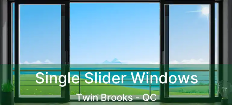  Single Slider Windows Twin Brooks - QC