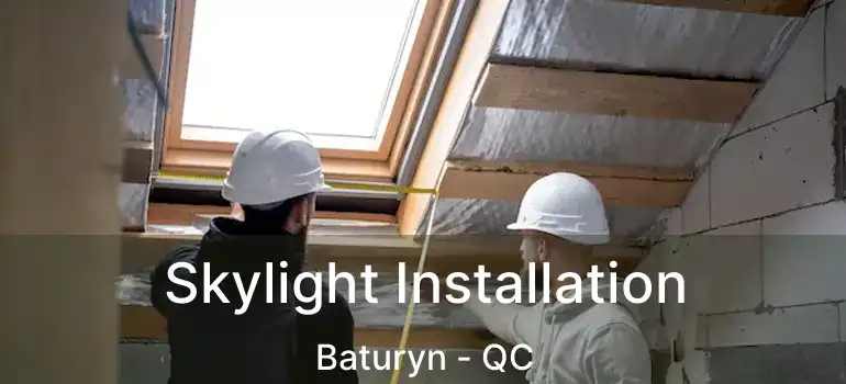 Skylight Installation Baturyn - QC