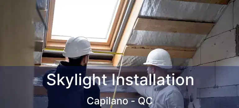  Skylight Installation Capilano - QC