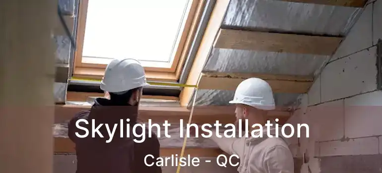 Skylight Installation Carlisle - QC