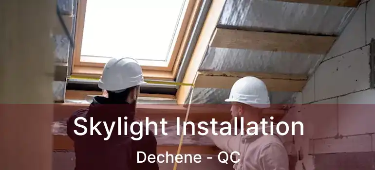  Skylight Installation Dechene - QC